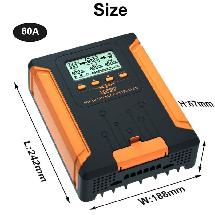 Controler  solar  SolaMr 60A MPPT 12V/24V/36V/48V