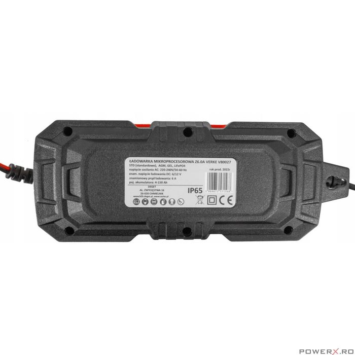 Redresor cu microprocesor, 6/12V Z6.0A, Verke