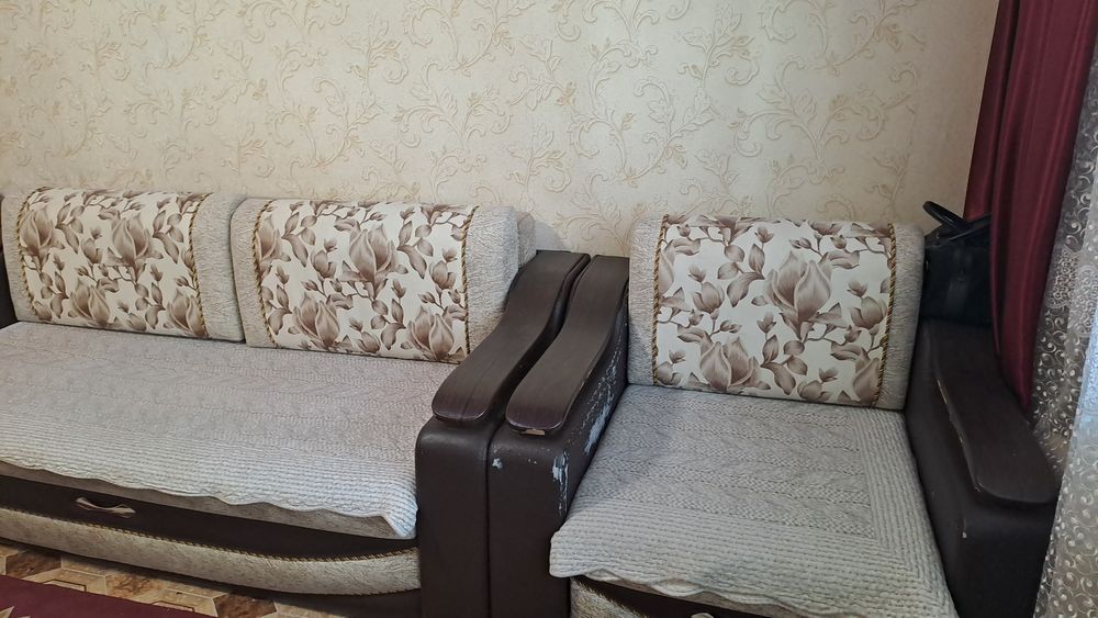 Диван 3+2+1 продается б/у
