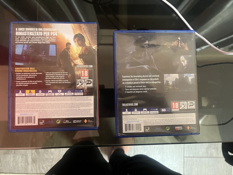 PS4 ps5 game Last of us 1 si 2