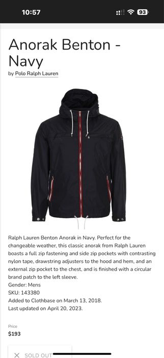 Geaca polo ralph lauren