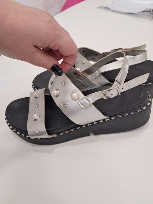 Sandale arginti nr 39