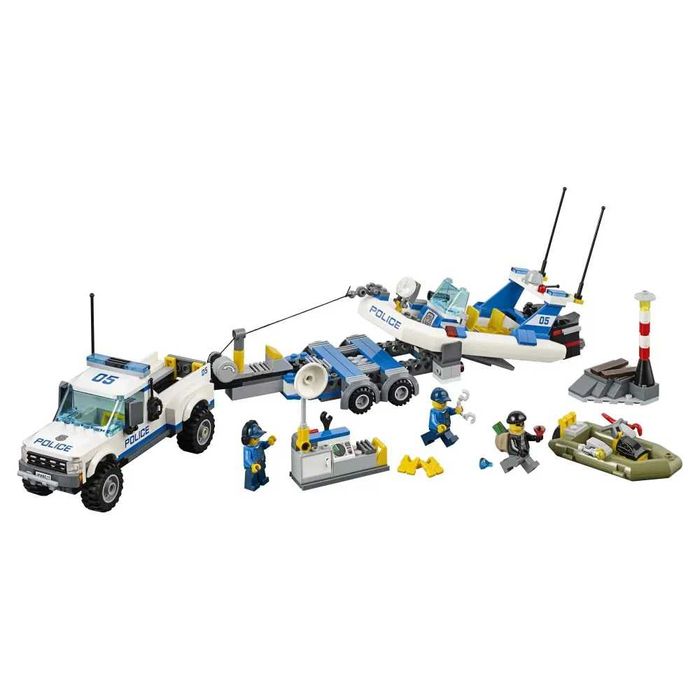 Конструктор  Сити "Полицейский патруль" 409 деталей