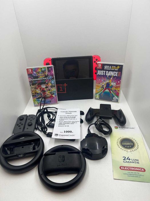 Consola Nintendo Switch (AG25 Belvedere B.42262) Garantie 2 Ani!