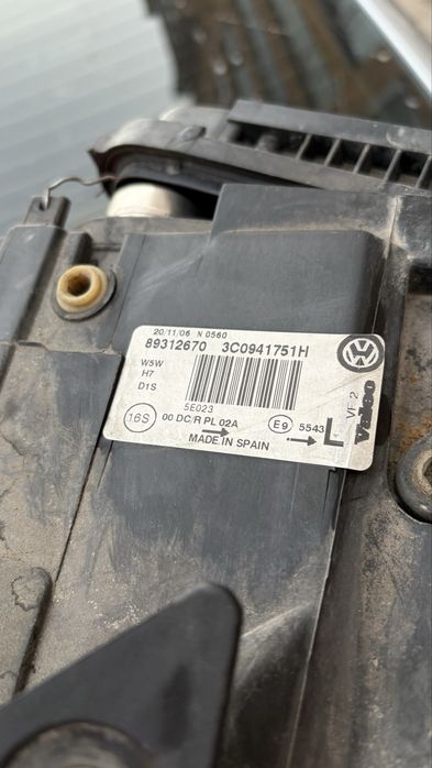 Фары ксенон с асф на пассат б6, vw passat b6