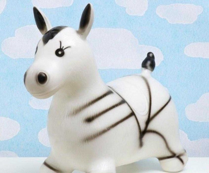 Игрушка - прыгун Зебра