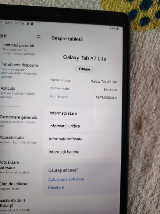 Tableta Samsung A 7 lite