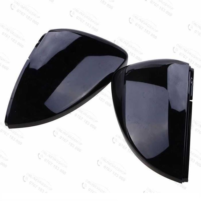Capace oglinda Volkswagen Golf 6 Mk6, Touran negru lucios