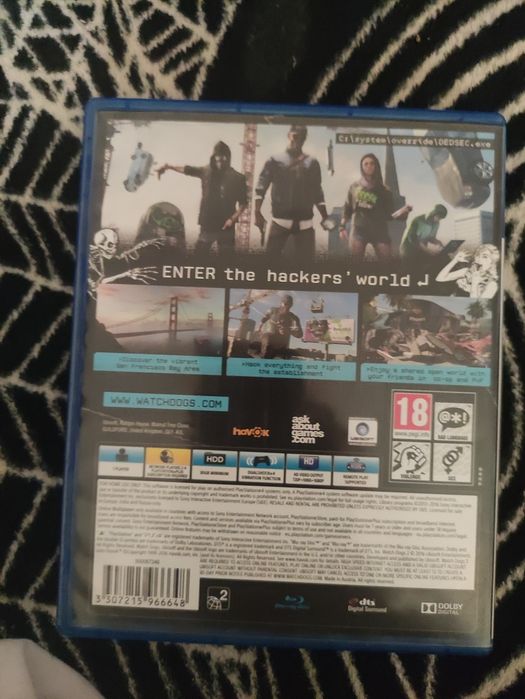 Продавам watch dogs 2 за ps 4 pro