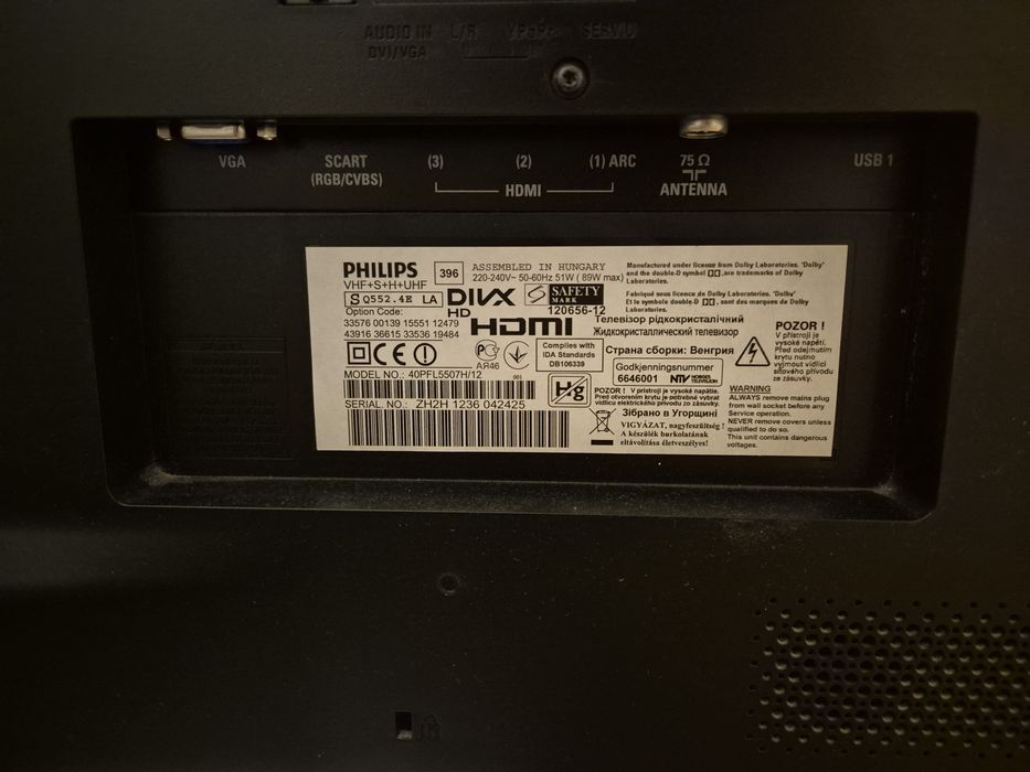 Tv Philips 102 cm diagonala