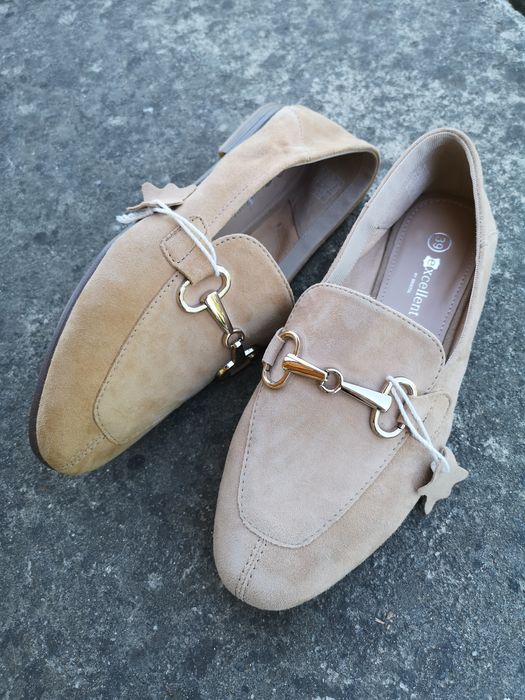 Espadrile/loafers noi din piele*39