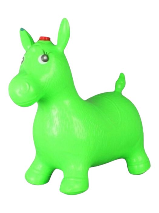Гумено надуваемо скачащо магаре/конче 4 цвята за скачане