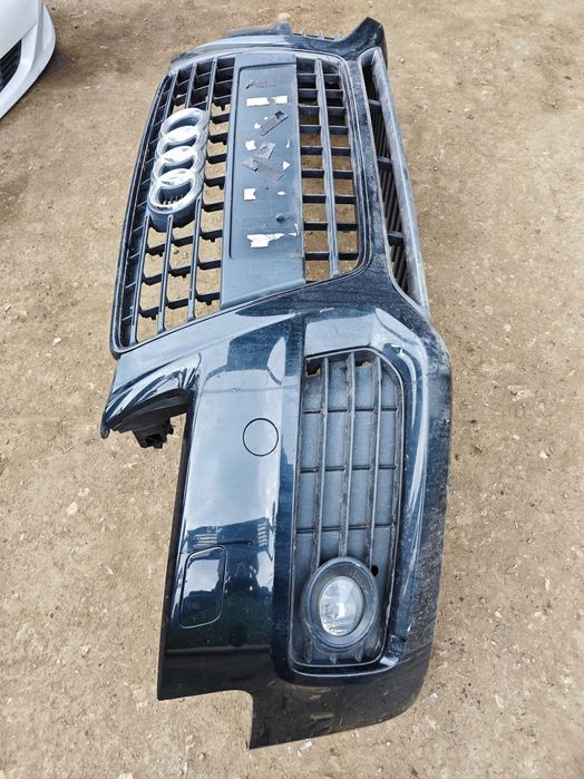 ТОП! Предна S-line Броня Audi A5 8T черна оборувана