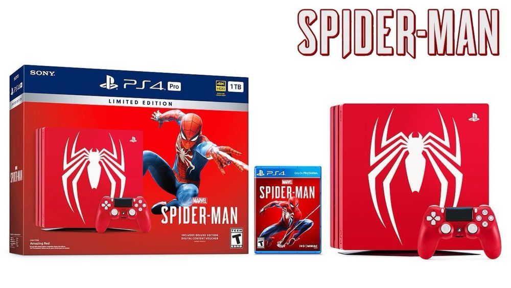 Play station 4 Pro spider-man edition limited 1TB