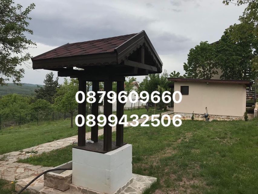 Навеси Дървени  Беседки Тераси Барбекюта Козирки