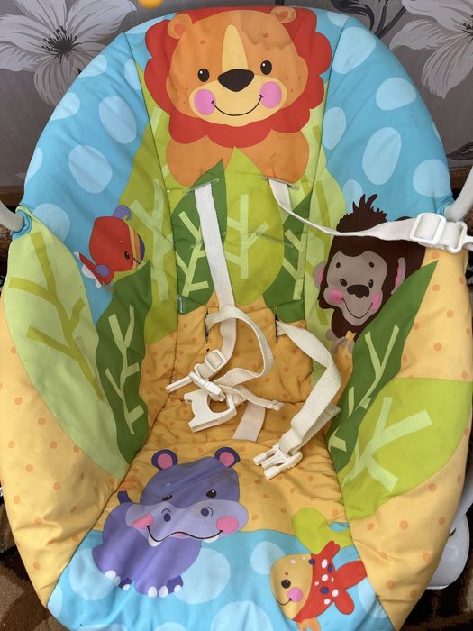 Шезлонг/ел.люлка Fisher Price