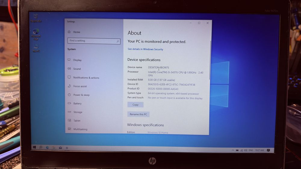 Hp EliteBook Folio 9470 procesor I5