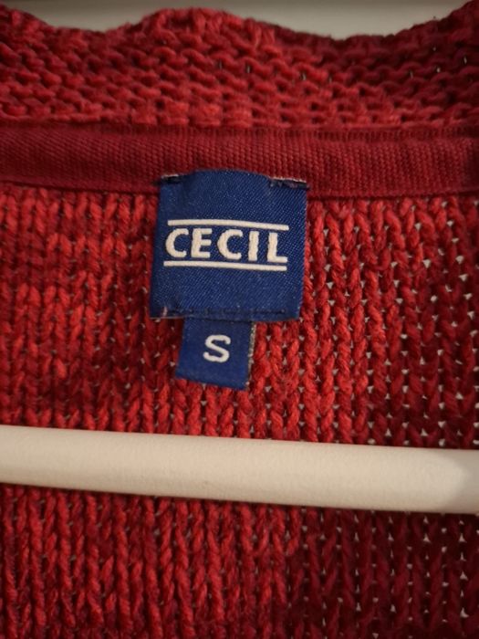 Jacheta tricotata Cecil bumbac 100% cu nasturi