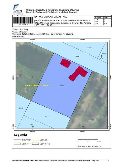 Casă + teren 2188 mp aproape de Lacul Gălățui, Alexandru Odobescu, Călărași