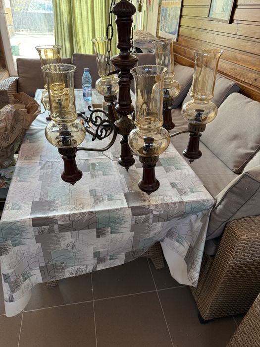 Lampadar vintage sticla murano