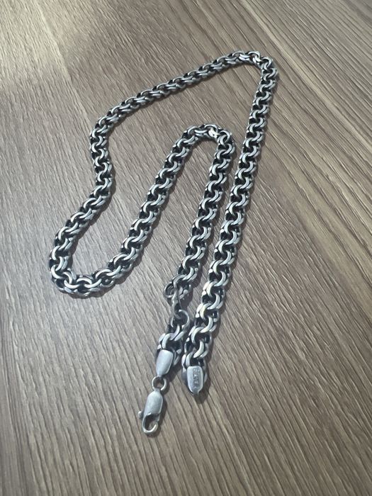 Серебряная цепь 925 пробы