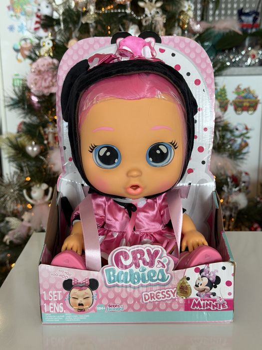 Кукла Cry Babies Minnie mouse Минни