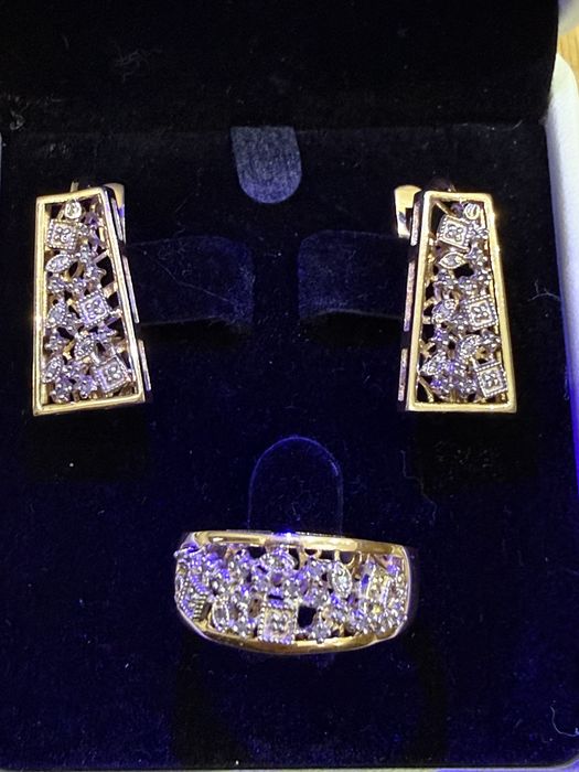 Тилла зирак узук комлект 585