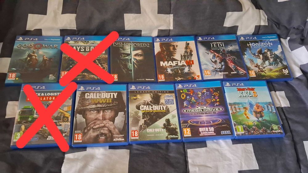 Продавам дискове с игри за PS4,които стават и за PS5!