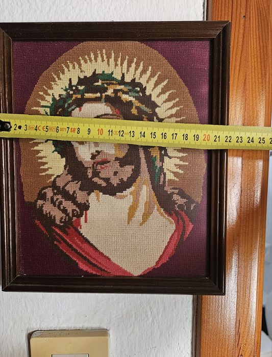 Гоблени 2 броя - Исус Христос и птици