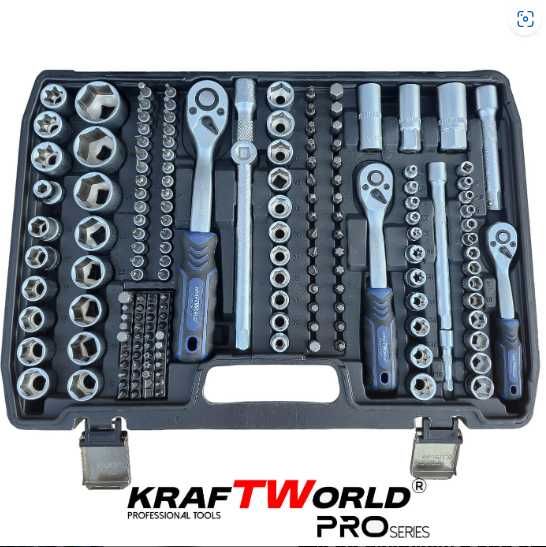 Професионално гедоре 216 части KraftWorld PRO Series