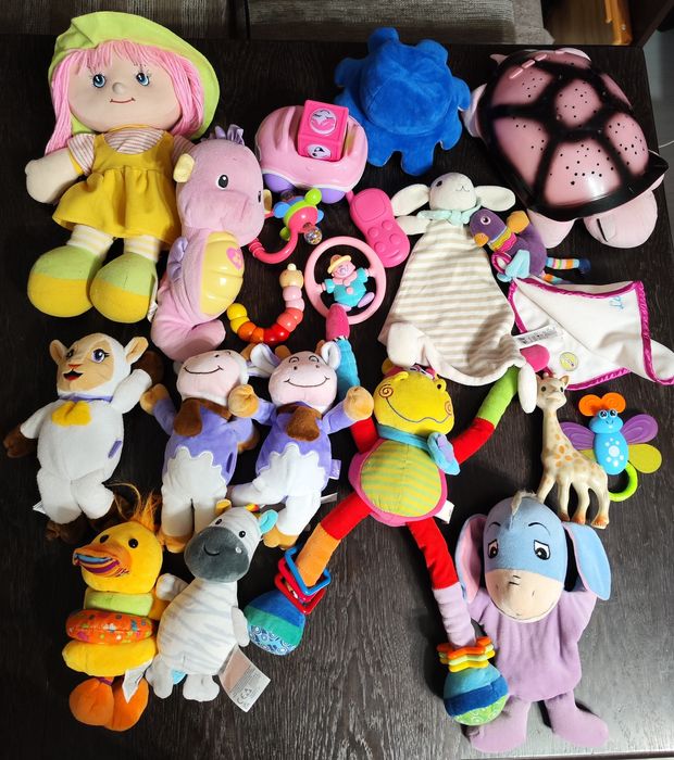 Лот бебешки играчки за момче и за момиче / плодове и зеленчуци от Лидл