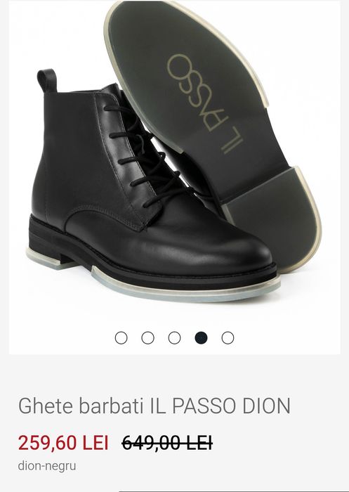 Ghete barbati IL PASSO DION marimea 39