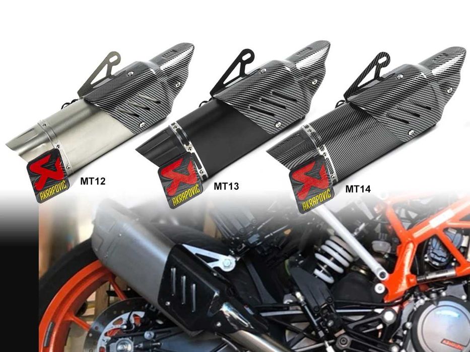 Tobă sport de evacuare AKRAPOVIC pentru motocicletă
