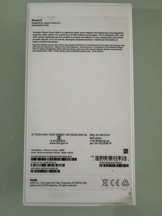 iPhone 13, 128GB