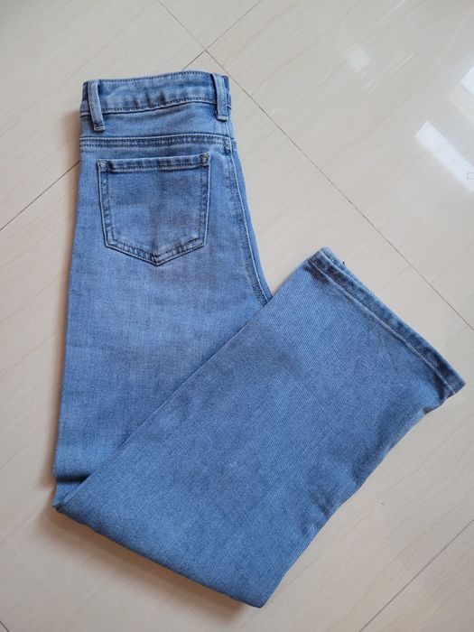 Дънки като нови и нова блузка рр 12г.