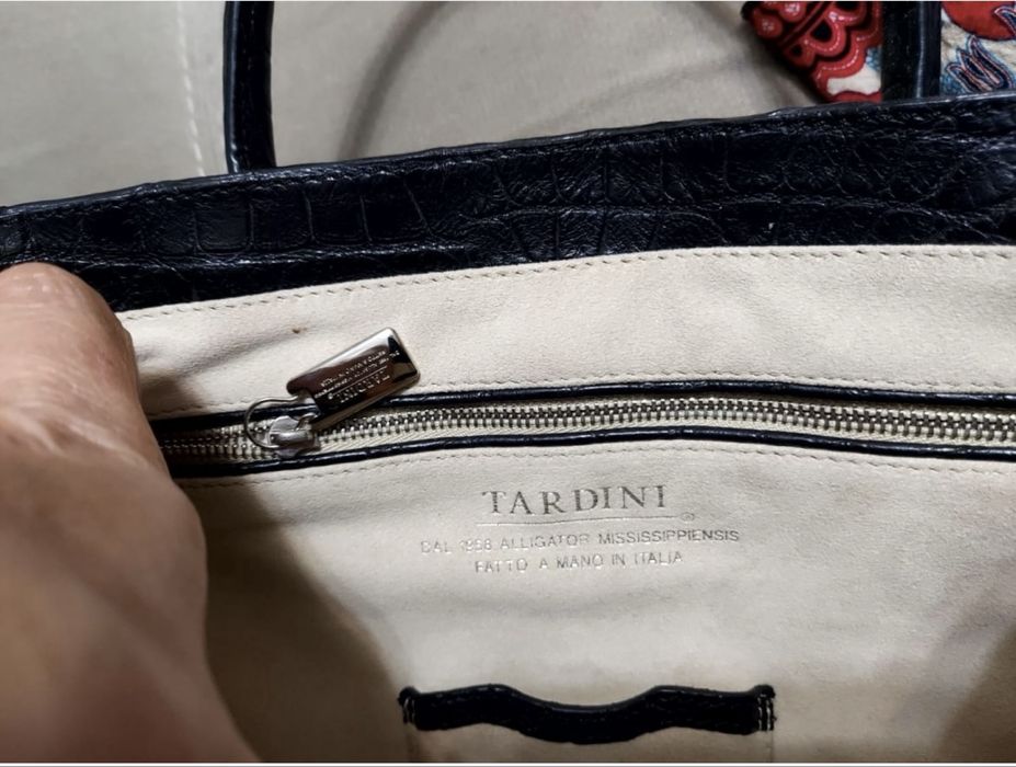 Сумка из кожи аллигатора Италия