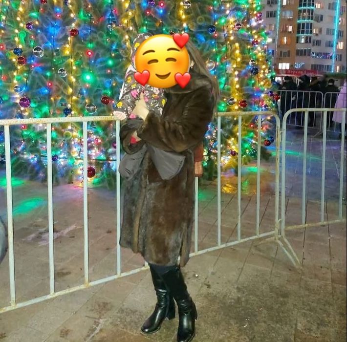 Шуба с капюшоном