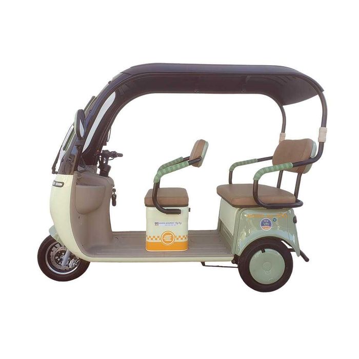 Електрическа триколка XY с покрив 1000W, Батерия 60v20Аh Пробег: 70km