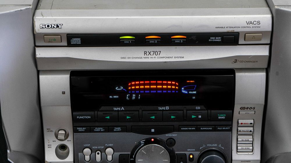 Уредба Sony HCD-RX707 / Много запазена
