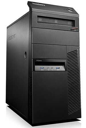 Компютър Lenovo M93P i7-4770 8GB 256GB SSD Tower ГАРАНЦИЯ
