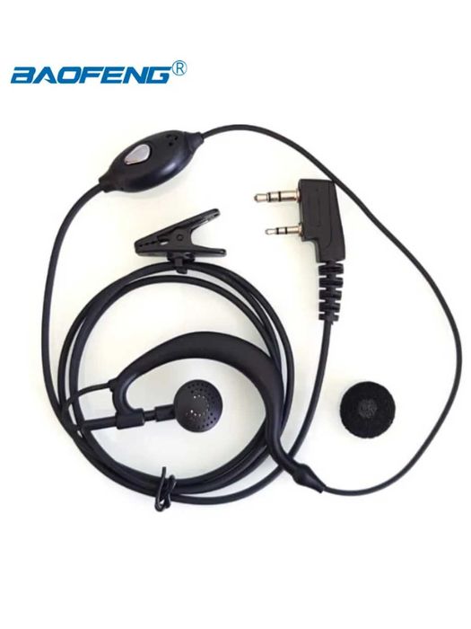 Гарнитура для рации  Baofeng, Quansheng, WLN раций, с микрофоном