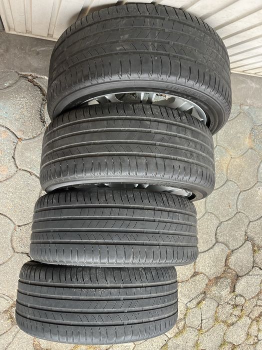 Jante aliaj 5x112mm, anvelope vara 245/45 R18 Audi A4 B8, B9, A6 C6, C7, A5 Mercedes