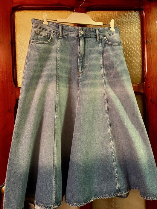 Джинсовая юбка Mango