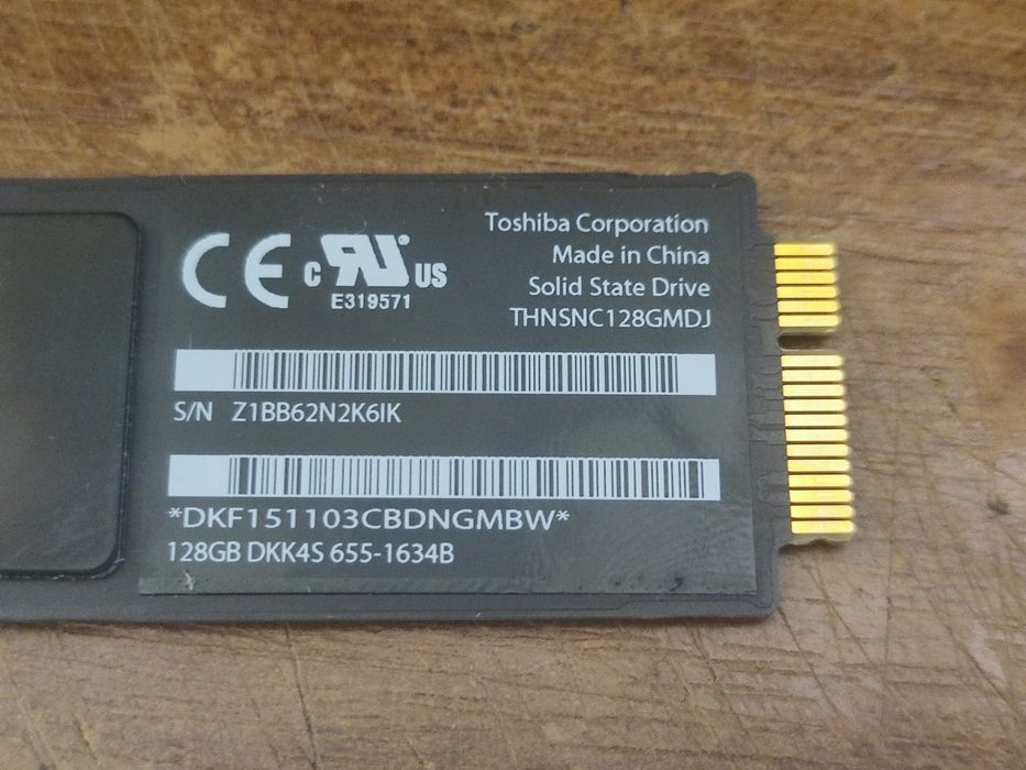 SSD 128gb Macbook Air 11 A1370 emc2471 - Funcțional