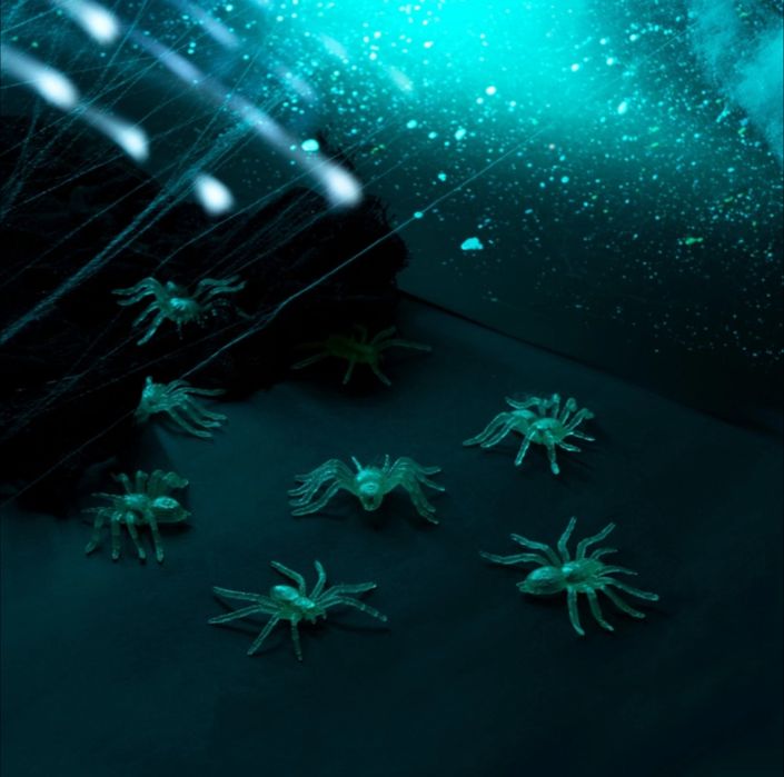 Пауки для декораций на Хэллоуин