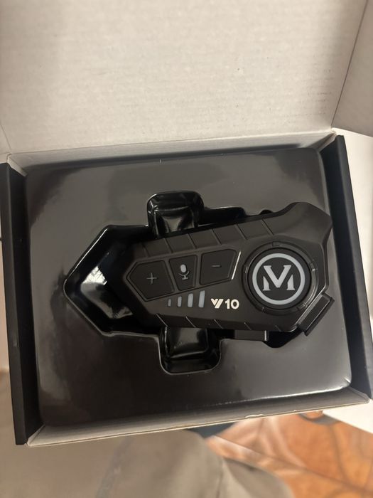 Cască moto/intercom  Bluetooth V10 – Wireless, IPX6 Waterproof, Noise Reduction