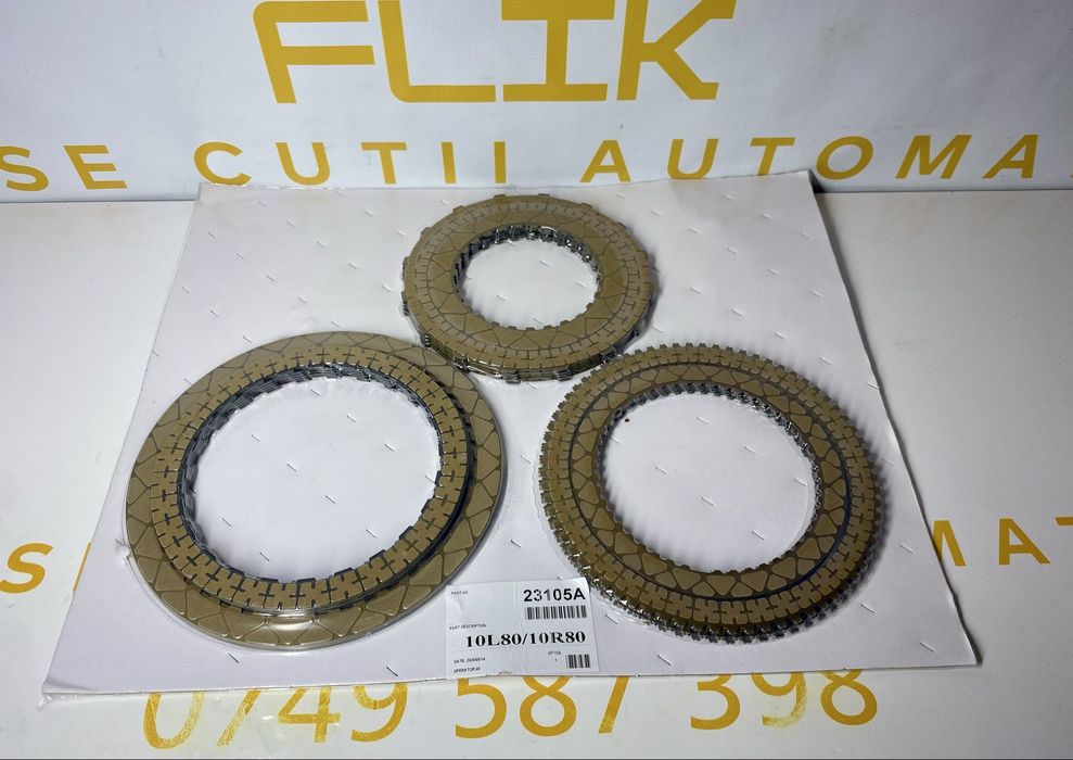 Set discuri frictiune ( ambreiaje ) cutie automată 10R80 10viteze Ford