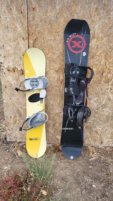 Два сноуборда 130см и 150 см