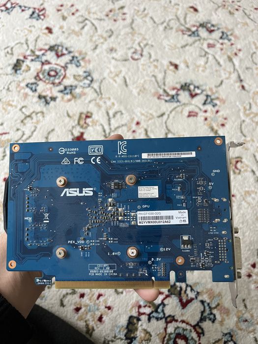 Видеокарта asus 2gb