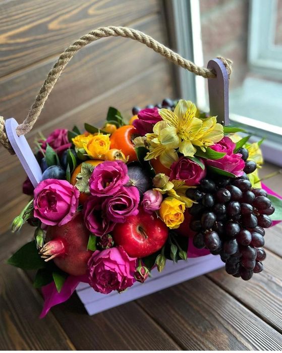 Фруктовые подарки, подарки на 8 марта, необычные подарки